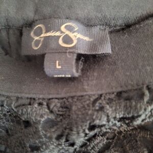 Jessica Simpson Black Lace Skirt Set